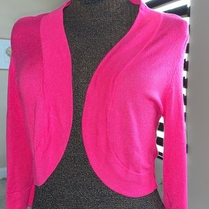 Hot pink bolo sweater